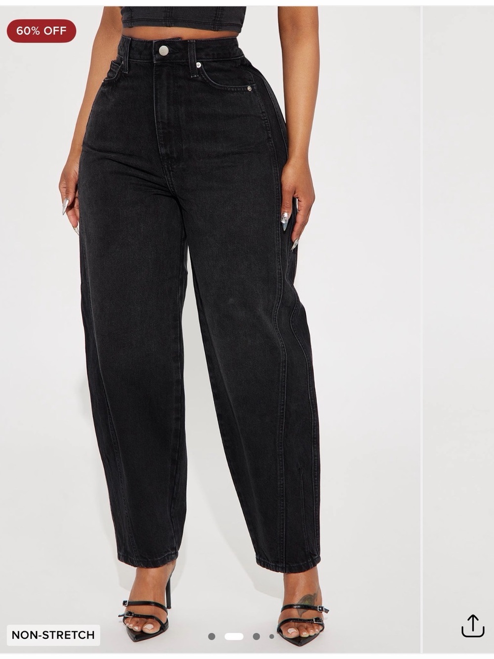 Fashion Nova High-Waisted Black Women’s Jeans